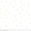 Image of Hush Hush 5 Sunny Days quilting cotton fabric by Assorted Designers for Riley Blake Designs. Features suns on an off-white background. Cute Little Fabric Shop.