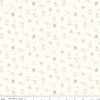 Image of Hush Hush 5 Summer Love quilting cotton fabric by Assorted Designers for Riley Blake Designs. Features plants on an off-white background. Cute Little Fabric Shop.