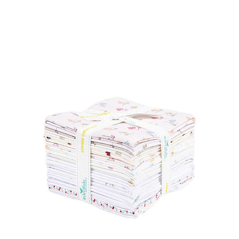 SALE Hush Hush 5 Fat Quarter Bundle - 21 pieces - Riley Blake Designs - Pre cut Precut - Shapes - Quilting Cotton Fabric