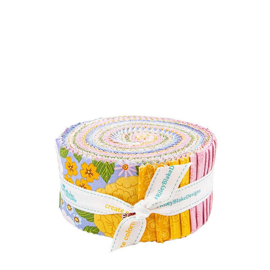 SALE Little Darlin' 2.5-Inch Rolie Polie 40-piece - Riley Blake - Precut - Quilting Cotton Fabric