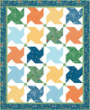 SALE Whirled Quilt PATTERN P165 - A Bright Corner - Riley Blake Designs - INSTRUCTIONS Only - Multiple Sizes - Fat Quarter Friendly