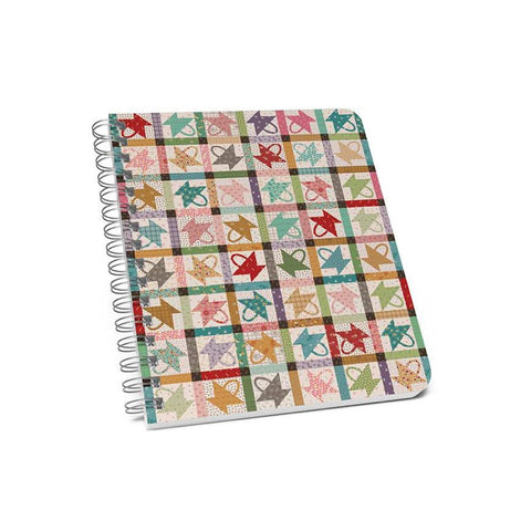 SALE Lori Holt Gentler Times Notebook ST-42329 - Riley Blake Designs - Spiral Notebook - 140 Lined Pages - 8 1/2" x 11"