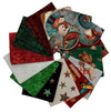 SALE Santa's Workshop Fat Quarter Bundle 14-Piece - QT Fabrics -  Precut - Christmas Holiday Season - Quilting Cotton Fabric
