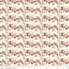 Image of the Evening on the Prairie Prairie Berries Cream quilting cotton fabric by Modern Prairie for Riley Blake Designs. Features leaves on a beige background. Cute Little Fabric Shop