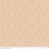 Image of the Evening on the Prairie Silhouette Floral Beige quilting cotton fabric by Modern Prairie for Riley Blake Designs. Features plants on an off-white background. Cute Little Fabric Shop