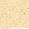 Image of the Baby Boy Moons Yellow quilting cotton fabric by Lori Whitlock for Riley Blake Designs. Features moons on a yellow background. Cute Little Fabric Shop
