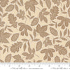 Images of Foraged Found Leafage Eggshell quilting cotton fabric by Fancy That Design House for Moda Fabrics. Features leaves on an off-white background. Cute Little Fabric Shop