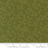 Images of Foraged Found Fractured Fern quilting cotton fabric by Fancy That Design House for Moda Fabrics. Features squares on a green background. Cute Little Fabric Shop