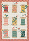 SALE Jennifer Long Garden Spools Quilt PATTERN P177 - Riley Blake Design - INSTRUCTIONS Only - Piecing & Appliqué
