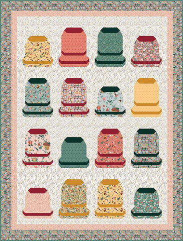 Jennifer Long Thimble Collection Quilt PATTERN P177 - Riley Blake Design - INSTRUCTIONS Only - Thimbelina & The Sewing Fairies