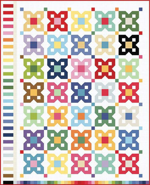 Compose in Key Quilt PATTERN P205 by American Jane Patterns - Riley Blake Designs - INSTRUCTIONS Only - Fat Quarter Friendly