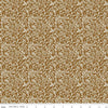 Image of Let's Wander Leaflets Brown quilting cotton fabric by Casey Cometti for Riley Blake Designs. Features leaves on a brown background. Cute Little Fabric Shop