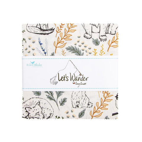 SALE Let's Wander 5" Stacker Bundle 5-16880-42 - Riley Blake Designs - 42 piece Precut Pre cut - Quilting Cotton Fabric