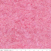 Image of Expressions Batiks Radiant Flourish Cotton Candy quilting cotton fabric by The RBD Designers for Riley Blake Designs. Features swirls on a pink background. Cute Little Fabric Shop