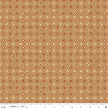 Image of John Wayne American West Sun Tan quilting cotton fabric by Riley Blake Official Product for Riley Blake Designs. Features suns on a tan background. Cute Little Fabric Shop
