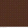 Image of John Wayne American West Sun Brown quilting cotton fabric by Riley Blake Official Product for Riley Blake Designs. Features suns on a brown background. Cute Little Fabric Shop