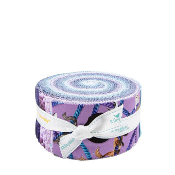 Celtic Cats 2.5 Inch Rolie Polie Jelly Roll 40-Piece - Riley Blake - Precut - Feline Nature - Quilting Cotton Fabric