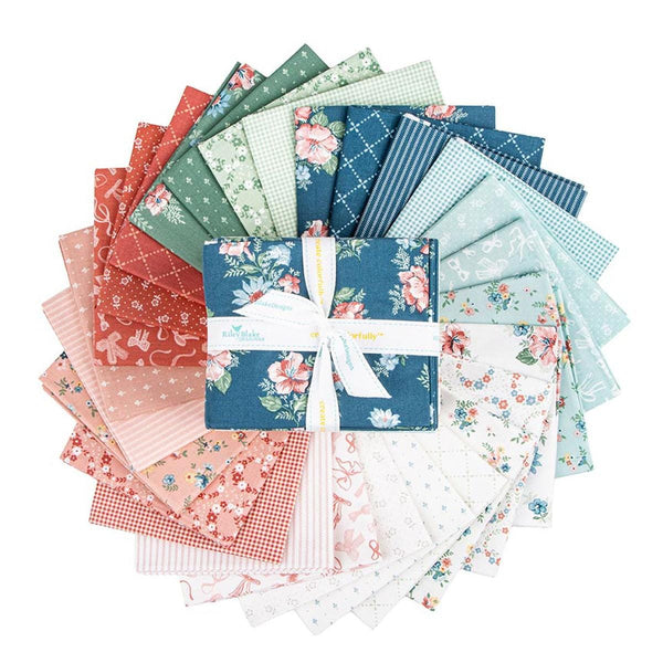 SALE Mary Catherine Fat Quarter Bundle 27 pieces - Riley Blake Designs - Pre cut Precut - Floral - Quilting Cotton Fabric