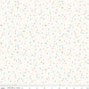 Image of Hand Made Pins Cloud quilting cotton fabric by Amber Kemp-Gerstel for Riley Blake Designs. Features pins on an off-white background. Cute Little Fabric Shop