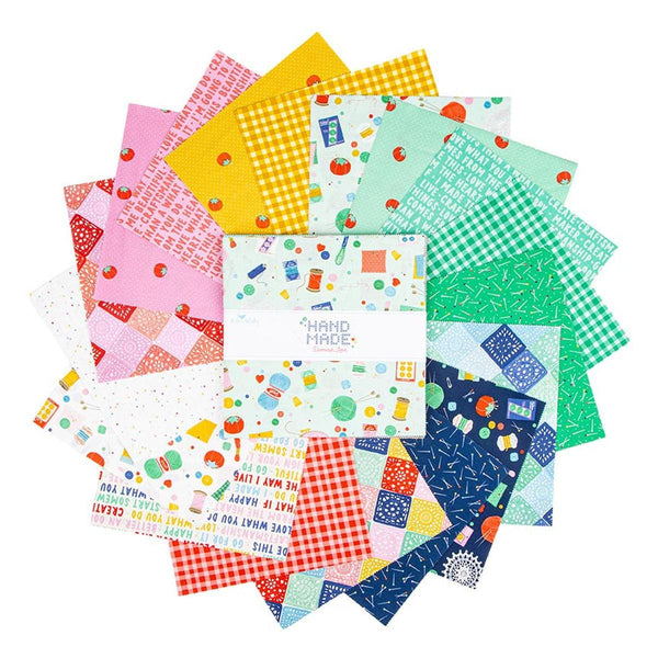 SALE Hand Made 10" Stacker Bundle - Riley Blake Designs - 42 piece Precut - Sewing Supplies Tools - Quilting Cotton Fabric