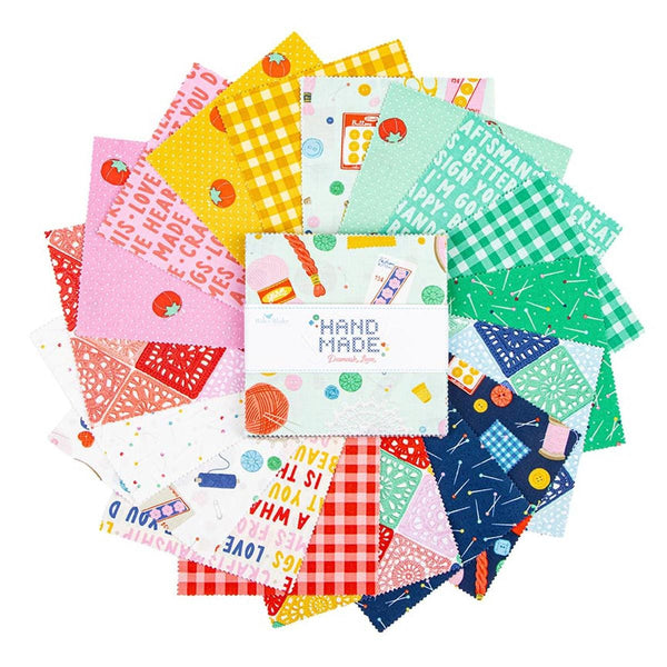 SALE Hand Made 5" Stacker Bundle - Riley Blake Designs - 42 piece Precut Pre cut - Sewing Supplies - Quilting Cotton Fabric