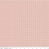 Image of Juju's Petals Mosaic Orange quilting cotton fabric by Judi Madsen for Riley Blake Designs. Features stripes on an orange background. Cute Little Fabric Shop
