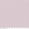 Image of Juju's Petals Mosaic Lilac quilting cotton fabric by Judi Madsen for Riley Blake Designs. Features stripes on a purple background. Cute Little Fabric Shop