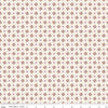 Image of Juju's Petals Calico Cream quilting cotton fabric by Judi Madsen for Riley Blake Designs. Features flowers on an off-white background. Cute Little Fabric Shop