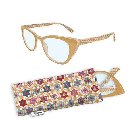 SALE Lori Holt +4.00 Stitchy Readers Vintage Style ST-43604 - Riley Blake Designs - Reading Glasses Soft Case