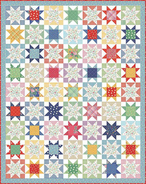 SALE Grandma's Attic Quilt PATTERN P205 by American Jane Patterns - Riley Blake Designs - INSTRUCTIONS Only - 5 inch Stacker Friendly