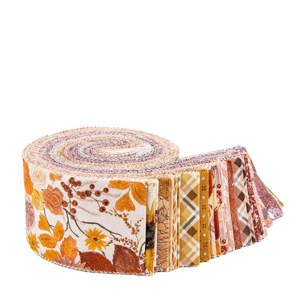 SALE Evening on the Prairie 2.5 Inch Rolie Polie Jelly Roll 40 pieces - Riley Blake Designs - Precut - Quilting Cotton Fabric