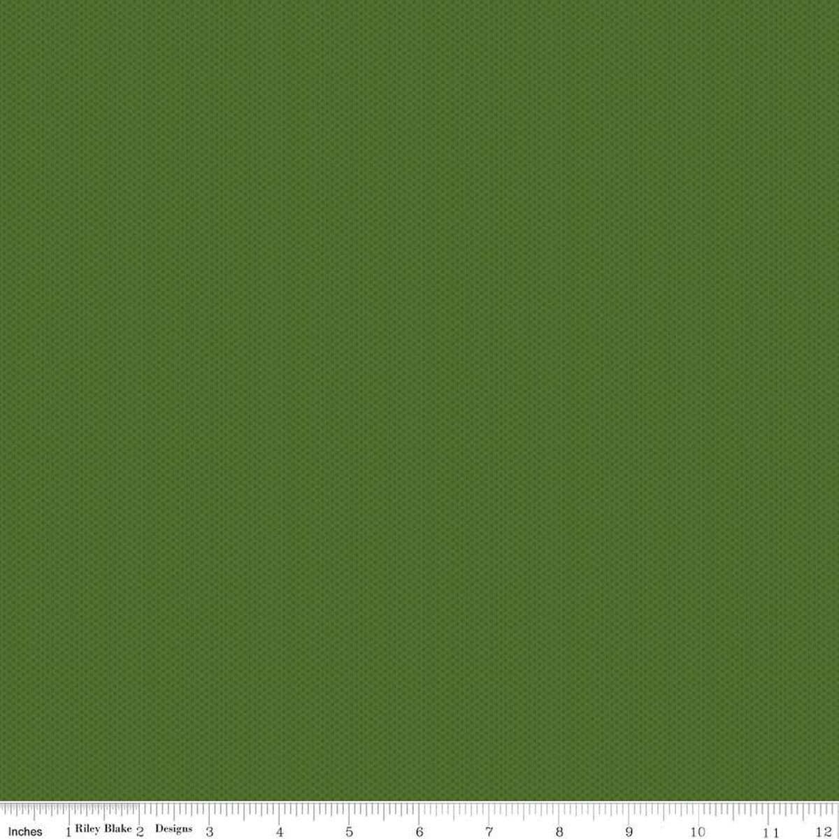 Image of Poparazzi Hunter quilting cotton fabric by The RBD Designers for Riley Blake Designs. Features squares on a green background. Cute Little Fabric Shop