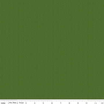 Image of Poparazzi Hunter quilting cotton fabric by The RBD Designers for Riley Blake Designs. Features squares on a green background. Cute Little Fabric Shop