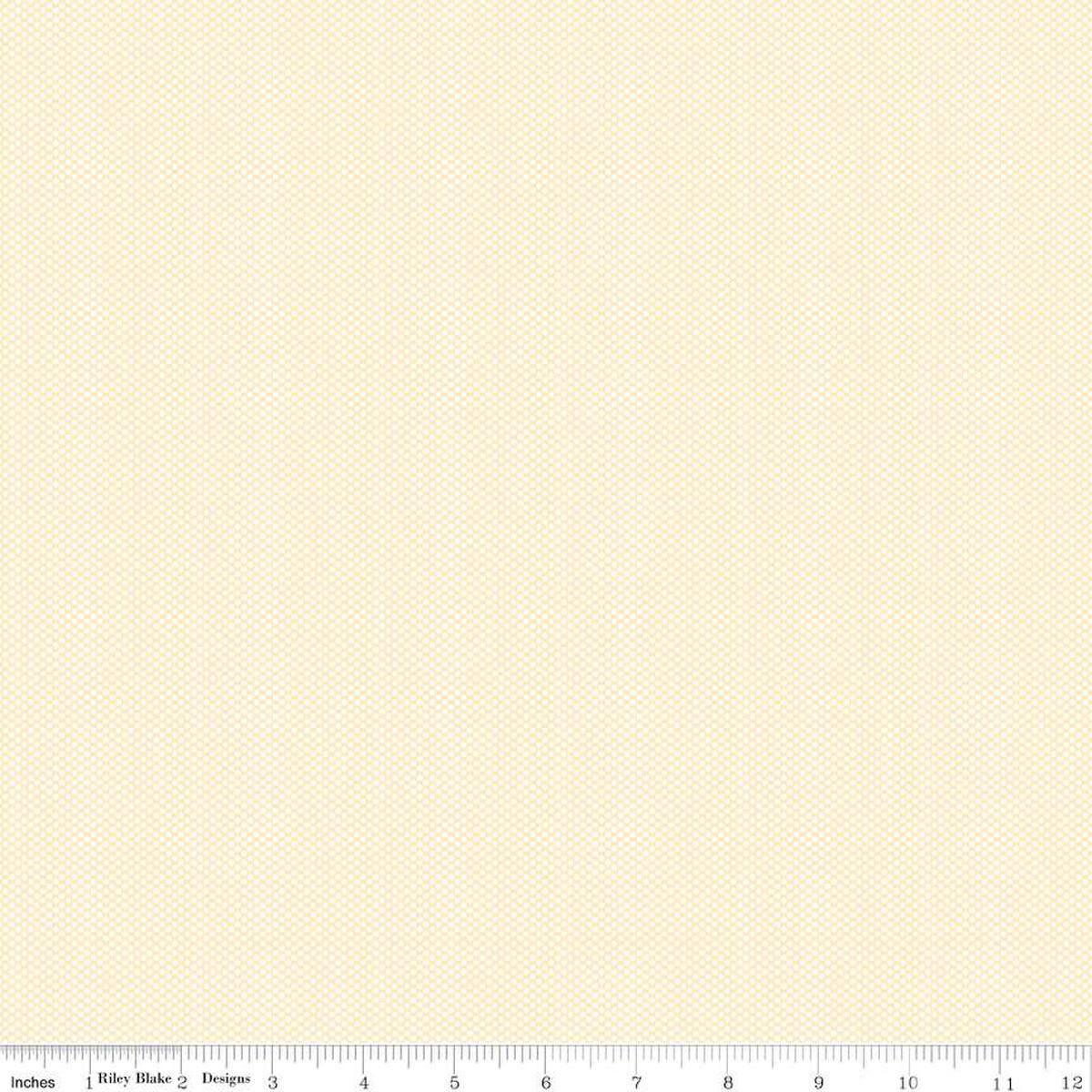 Image of Poparazzi Ivory quilting cotton fabric by The RBD Designers for Riley Blake Designs. Features squares on a cream background. Cute Little Fabric Shop