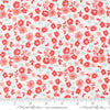 Image of Delightfully Yours Flowers Cloud Gerani quilting cotton fabric by Sherri & Chelsi for Moda Fabrics. Features flowers on a white background. Cute Little Fabric Shop