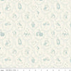 Image of Flannel Peter Rabbit™ & Friends Tolie Cloud flannel cotton fabric by Riley Blake Official Licensed Product for Riley Blake Designs. Features animals on a cream background. Cute Little Fabric Shop