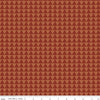 Image of Flannel Into the Woods Triangles Rust flannel cotton fabric by Diane Labombarbe for Riley Blake Designs. Features triangles on an orange background. Cute Little Fabric Shop