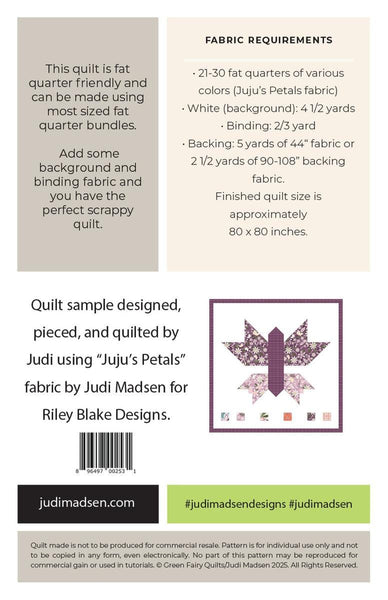 SALE Butterfly Dance Quilt PATTERN P004 by Judi Madsen - Riley Blake Designs - INSTRUCTIONS Only - Fat Quarter Friendly