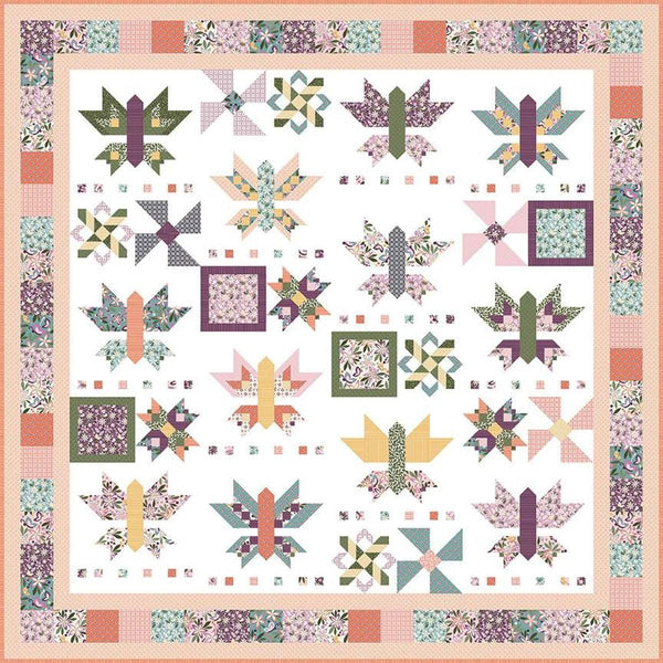 SALE Butterfly Dance Quilt PATTERN P004 by Judi Madsen - Riley Blake Designs - INSTRUCTIONS Only - Fat Quarter Friendly