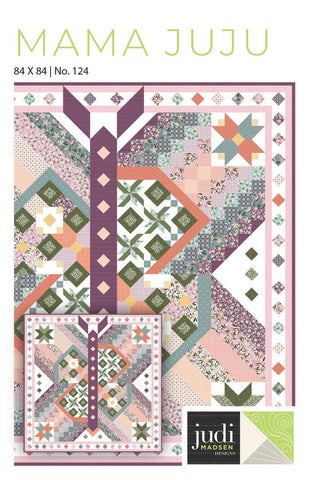 SALE Mama Juju Quilt PATTERN P004 by Judi Madsen - Riley Blake Designs - INSTRUCTIONS Only - Piecing Butterfly