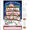 Merry Books Merry Berry Advent Calendar Panel Christmas Fabric - 27255 - QT Fabrics Quilting Cotton Fabric