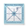 SALE Cute Cuts Trim-It Ruler 2" x 2" - STTI-46828 - Riley Blake Plastic Non-Slip Ruler