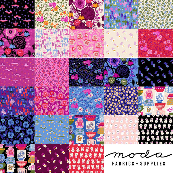 Hello Alice Mini Charm Pack 2 1/2" Stacker Bundle RS2120MC - Moda Fabrics - 42 piece Precut Pre cut - Quilting Cotton