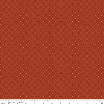 DEAL Sewing Your Oats Plaid C15702 Red - Riley Blake Designs - Lattice Plaid Lines Stripe - Quilting Cotton Fabric
