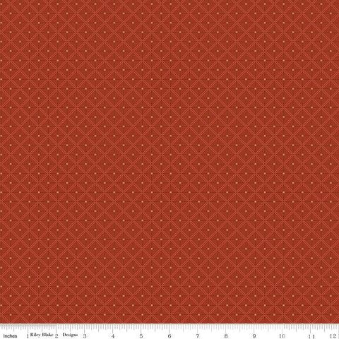 Sewing Your Oats Plaid C15702 Red - Riley Blake Designs - Lattice Plaid Lines Stripe - Quilting Cotton Fabric