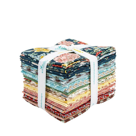 Emma Fat Quarter Bundle 21 pieces - Riley Blake Designs - Precut - Jane Austen - Quilting Cotton - Licensed Product