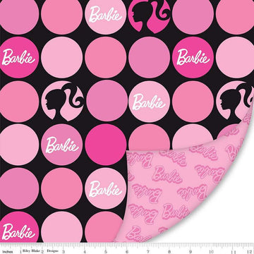 SALE Double Lush Velvet Original Barbie LV16805 - Riley Blake Designs - Double Sided Plush - No Fray Edge - Official Licensed Product