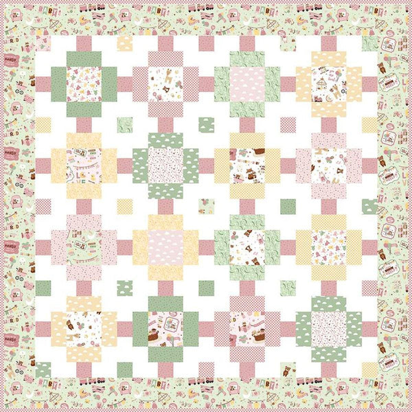 SALE Baby Love Quilt PATTERN P156 by Amanda Niederhauser - Riley Blake - INSTRUCTIONS Only - 5" Stacker Friendly Pieced