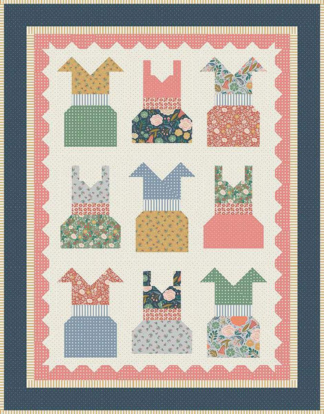 SALE For the Frill of It Quilt PATTERN P051 by It's Sew Emma - Riley Blake Designs - Instructions Only - Fat Quarter Friendly