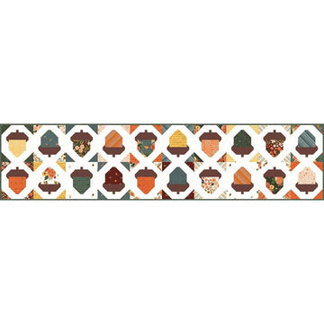 Acorn Love Runner Boxed Quilt Kit KT-16340 - Lori Holt - Happy Fall Days - Riley Blake - Pattern Fabric Kit -  Quilting Cotton